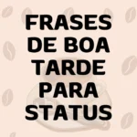 Mensagens de boa tarde para status